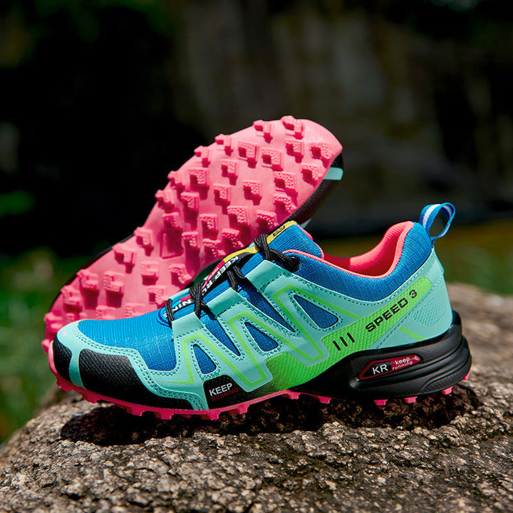 Agile women's lightweight hiking shoes, providing superior comfort and slip resistance.