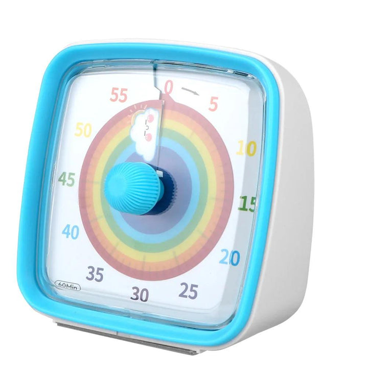 Sensory-friendly 60-minute visual timer, an easy-to-use focus helper for kids with time management challenges.