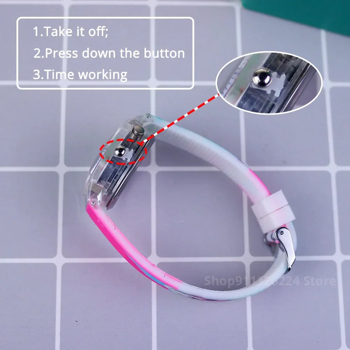 Youth glow-in-the-dark children's watch, a fun & colorful character timepiece for boys & girls.
