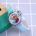 Girls watch sky blue