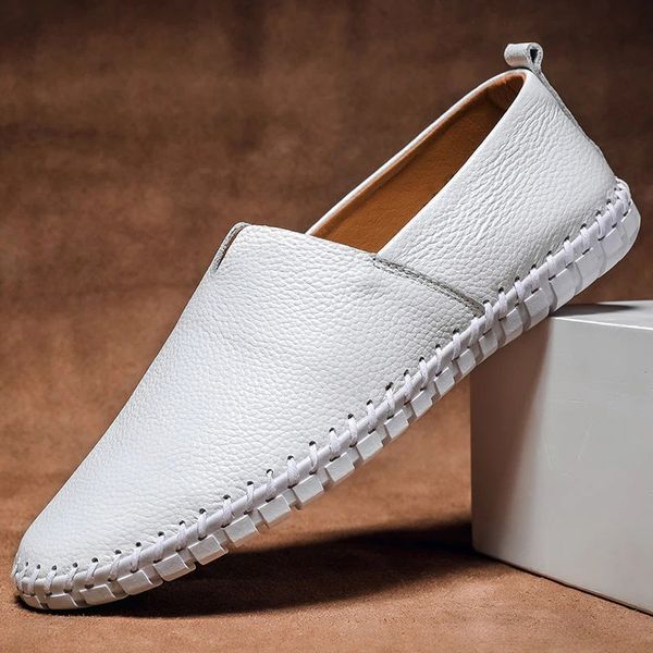 Durable men's anti-slip loafers, offering comfortable support & classic style for daily wear.