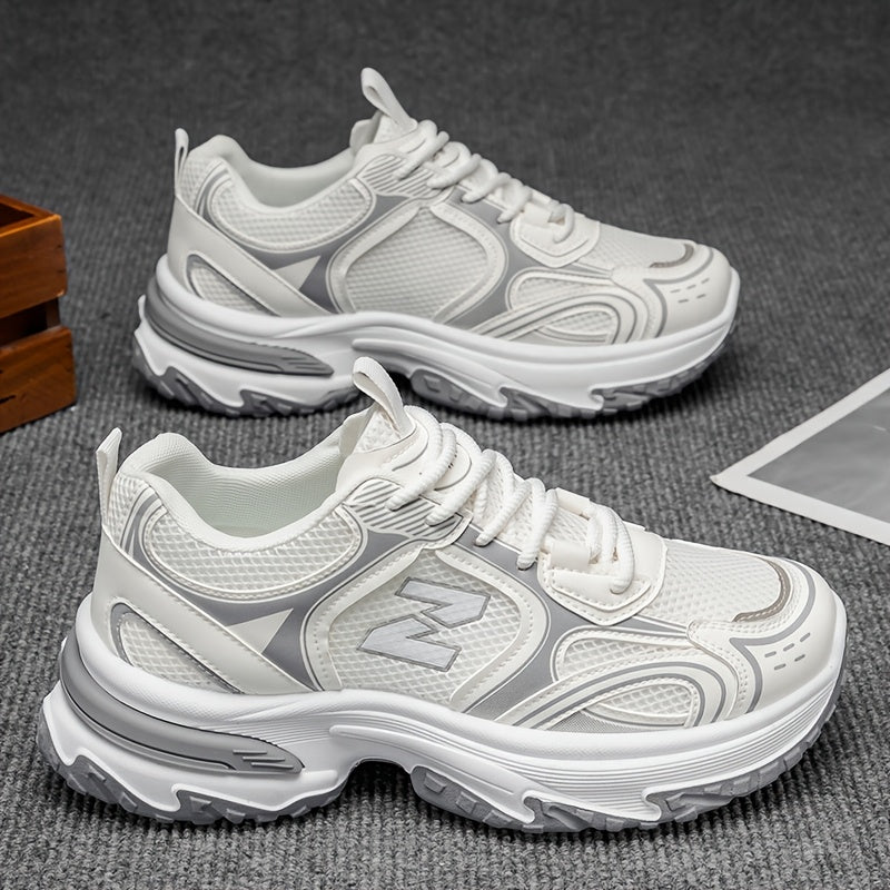 Street style casual lace-up sneakers. Unisex footwear designed for comfort and versatile everyday wear. Low-top.