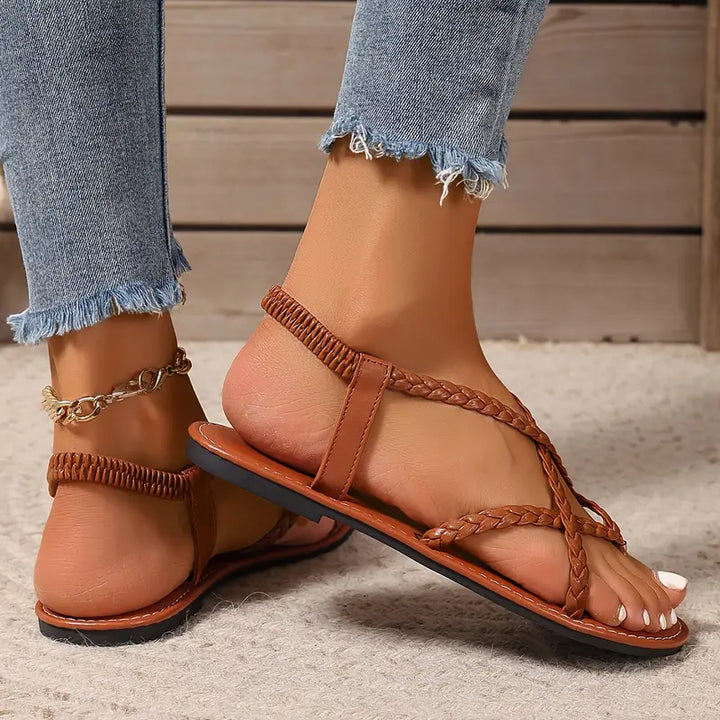 Women's comfortable sandals with an easy slip-on style. Designed for all-day wear, ideal for spring & summer.