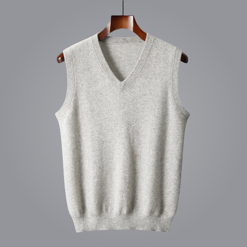 Sleeveless sweater vest for women. Versatile, elegant, and chic, perfect for smart casual layering.