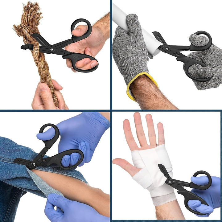 Preparedness first aid kit for outdoor enthusiasts, includes a tourniquet. Crucial for camping, hiking, and travel.