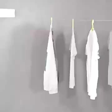 Stainless steel compact double clothesline, a versatile & strong drying rack for all laundry.