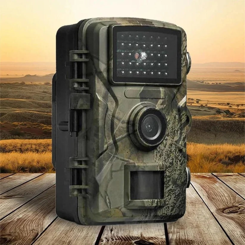 Weatherproof wildlife camera with advanced night vision & infrared for clear outdoor surveillance.