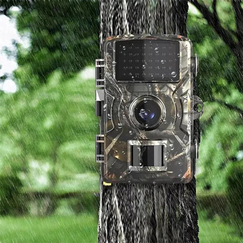 Infrared outdoor wildlife camera, weatherproof and durable, perfect for discreet night vision monitoring.