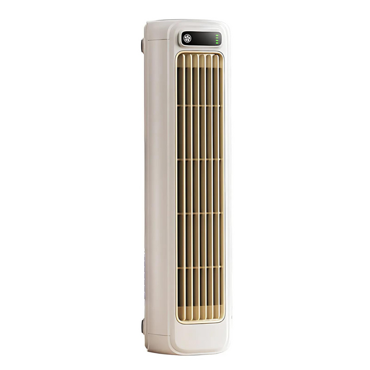 Stay cool anywhere with this portable rechargeable personal AC. Quiet mini fan & 12-hour battery for comfort.
