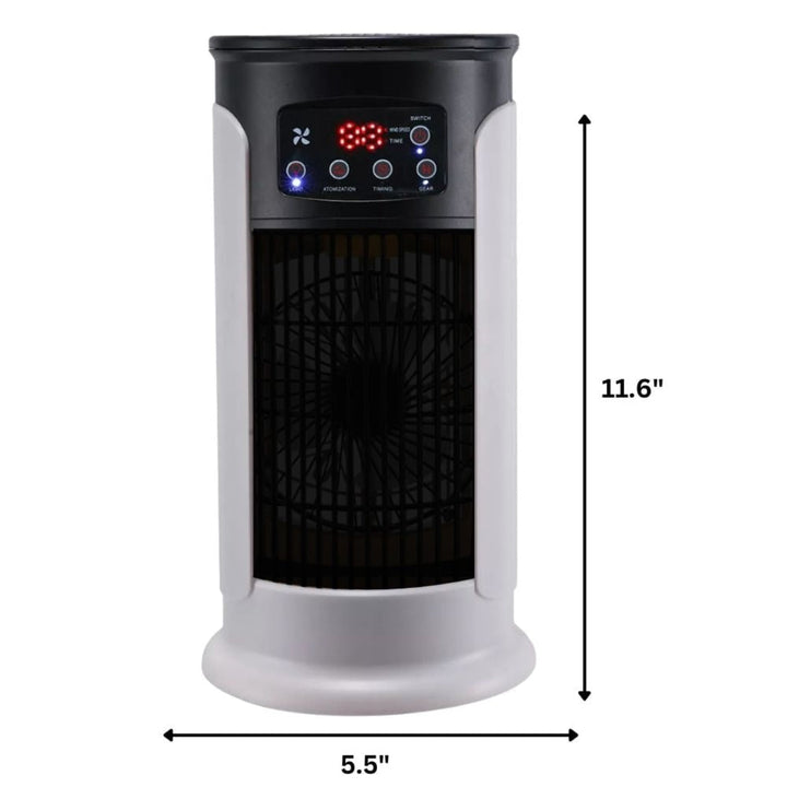 Sleek design portable air conditioner, windowless room cooler for convenient, quiet personal cooling in any room.