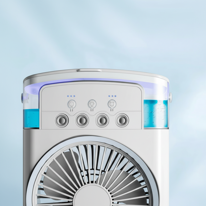 Versatile portable mini air conditioner, a travel gadget for personal cooling wherever you go. Home essential.