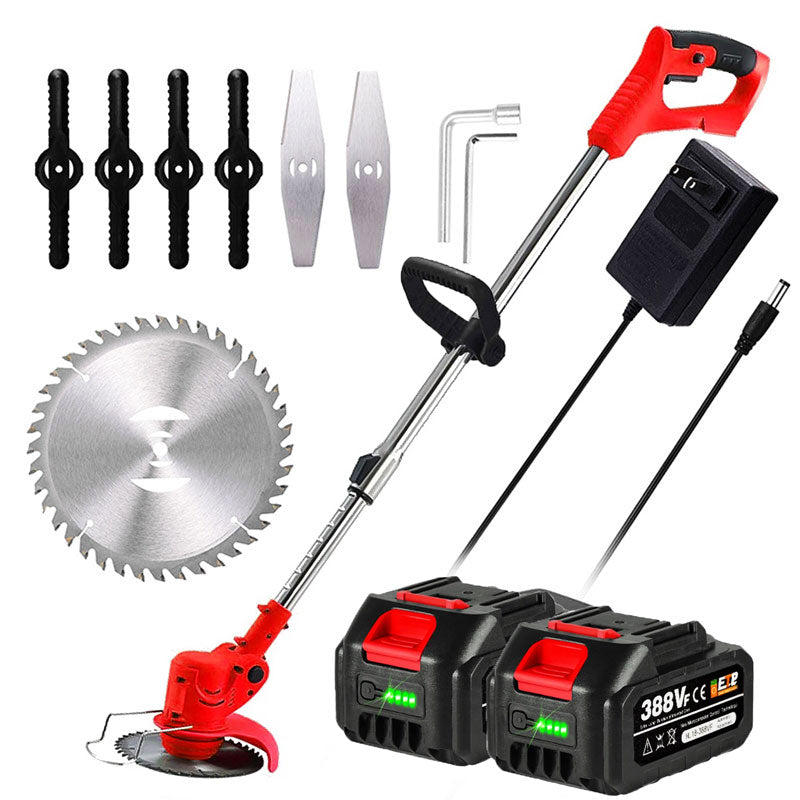 Adjustable cordless electric grass trimmer & weed eater. A versatile garden tool for precise lawn care.