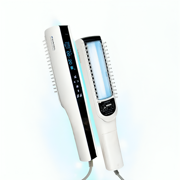 Cordless UVB lamp for at-home skin therapy, medium 5x2" area, LED screen, non-invasive treatment for psoriasis and eczema.