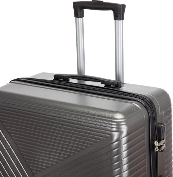 Cordoba hard shell luggage featuring a secure TSA lock & multi-directional spinner wheels for confident travel.