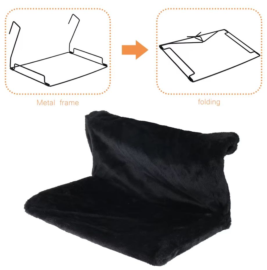 Unisex cat window bed, a comfortable and elevated lounger for your pet to relax.