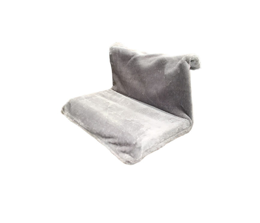 Modern cat bed: an elevated window perch lounger, a comfortable and cozy spot for your cat.