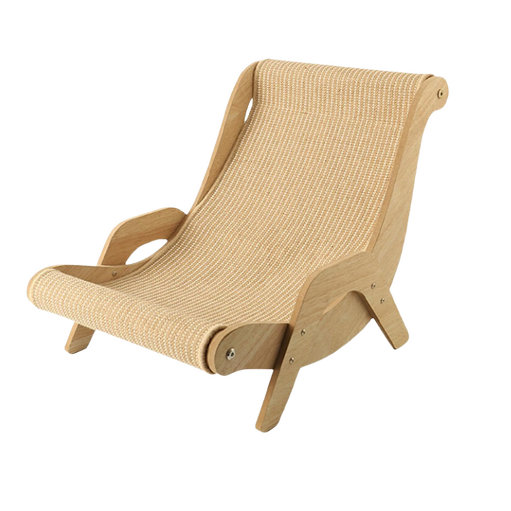 Cozy pet lounge & cat scratcher; a stylish and durable feline accessory for happy cats and modern homes.