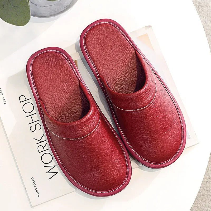 Everyday women's slippers, providing soft foot comfort & coziness for relaxed home wear. Indoor shoes.