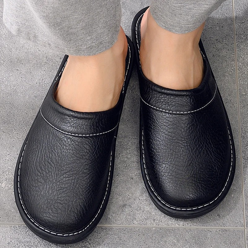 Plush women's house shoes for cozy home relaxation. Comfortable indoor footwear, soft on feet.