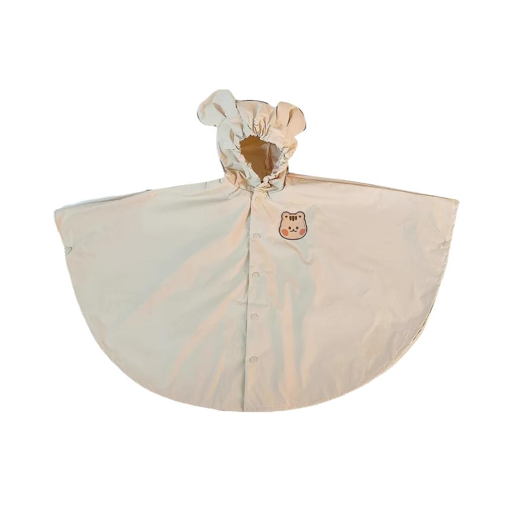 Unisex children's waterproof raincoat. Adorable cartoon print design. Durable all-season rain gear for toddlers.