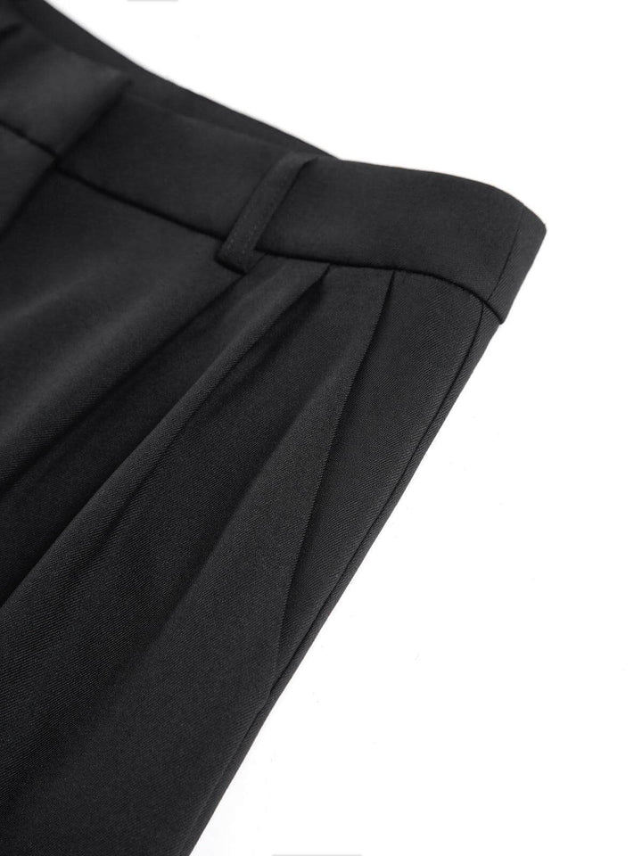 Women's Wide-Leg Pleated Trousers