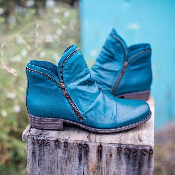 Women's Zip-Up Ankle Boots