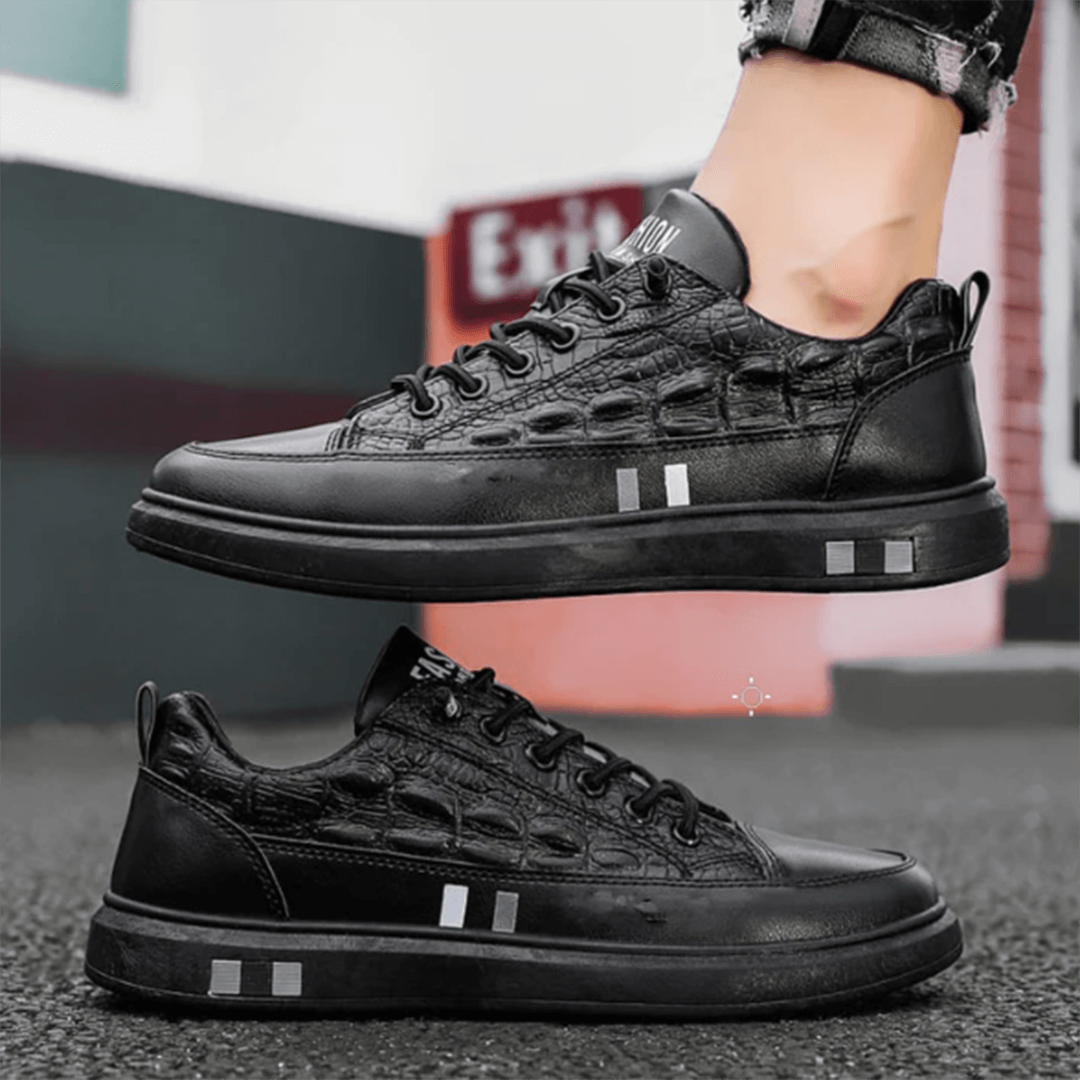 Men's Quilted Low-Top Trainers