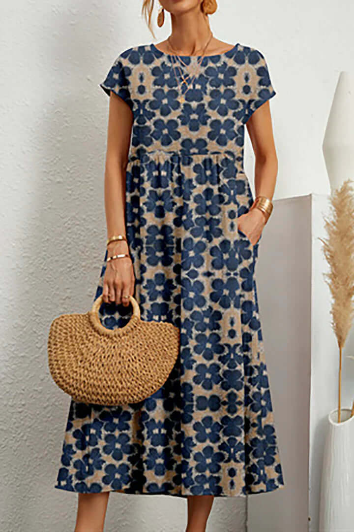 Women's Elegant Printed Summer Dress