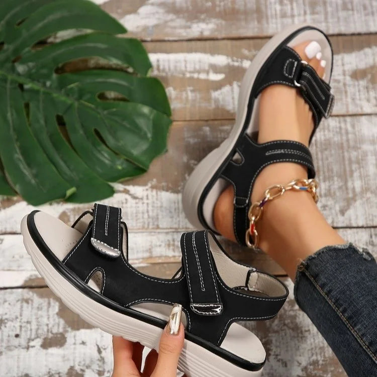 Ergonomic orthopaedic sandals for women, adjustable straps offer personalized comfort & fit.