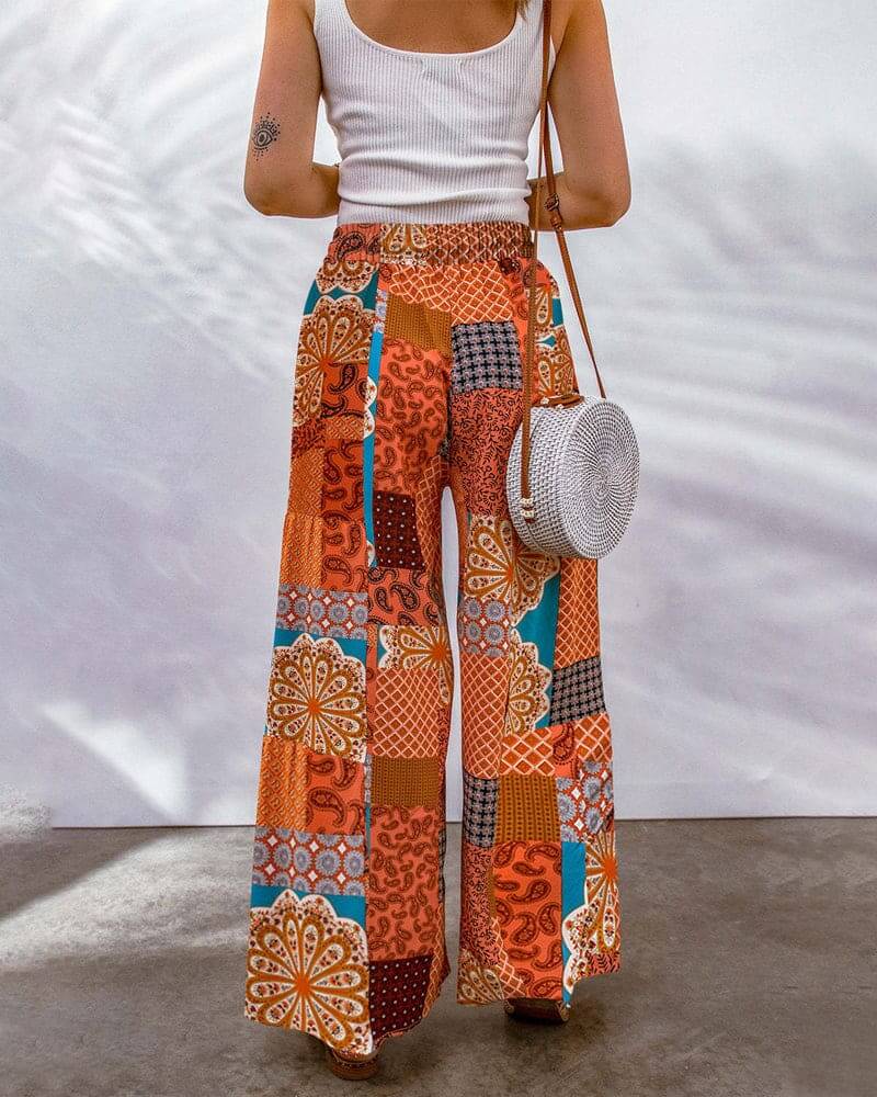 Women's Wide Leg Palazzo Trousers