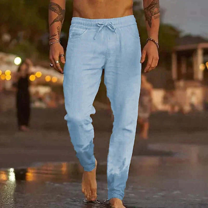 Men's Casual Trousers - Lightweight Summer Fit