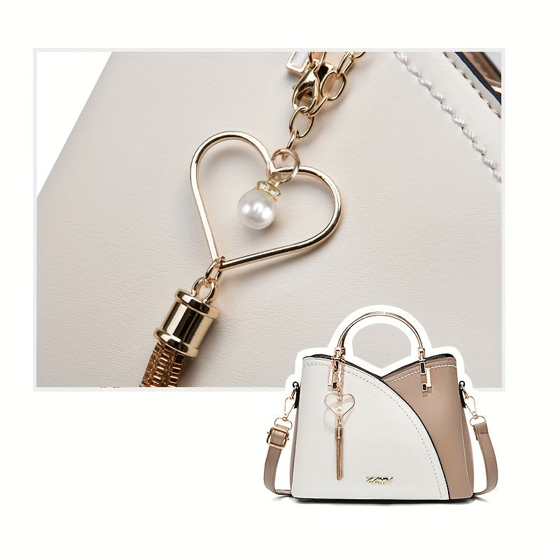 Elegant brown leather shoulder bag for women, a luxurious and practical everyday tote.