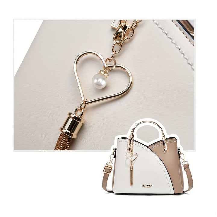 Elegant brown leather shoulder bag for women, a luxurious and practical everyday tote.