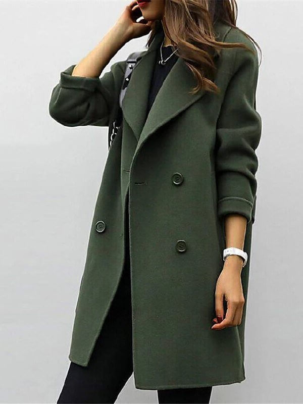 Double-Breasted Winter Coat