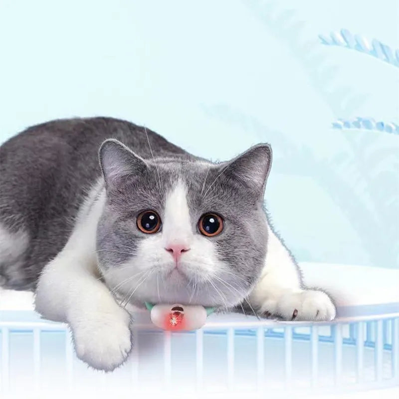 Sleek interactive laser pointer for cats, a durable pet toy for boosting activity and mental stimulation.