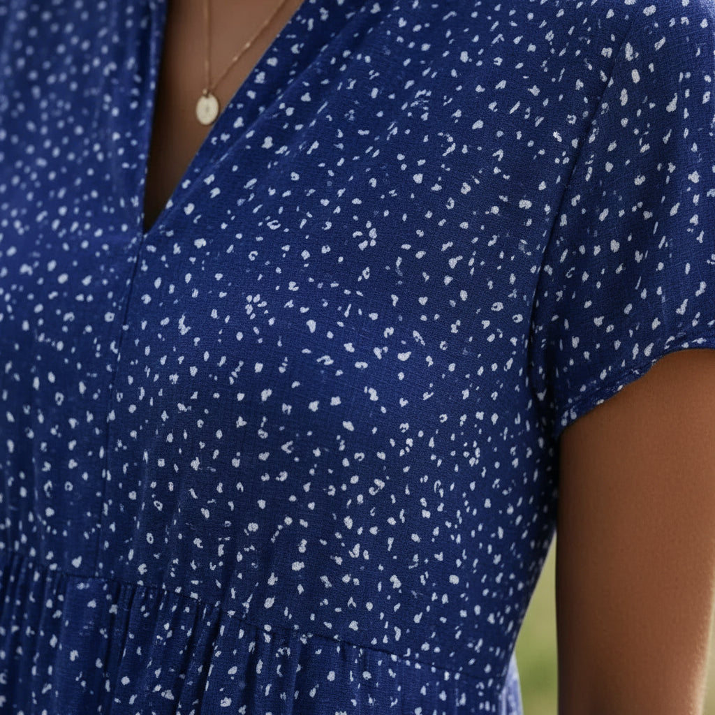 Elegant women's Tansy midi dress with a flowy silhouette, ideal for casual or stylish summer outfits.