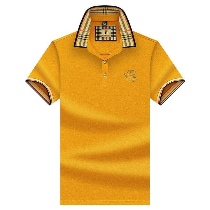 Men's everyday classic polo shirt, a comfortable short sleeve top for versatile casual & smart styles.