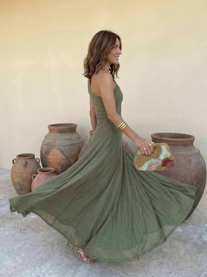 Stunning Toledo midi party dress for women, an elegant and chic evening gown choice.
