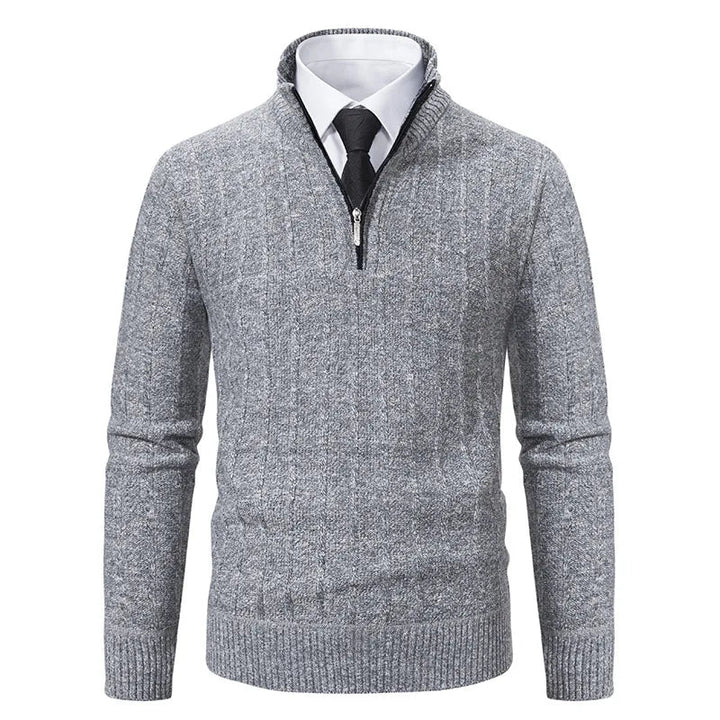 Cozy men's regular fit cable knit pullover sweater. Versatile long sleeve knitwear for casual and stylish winter looks.