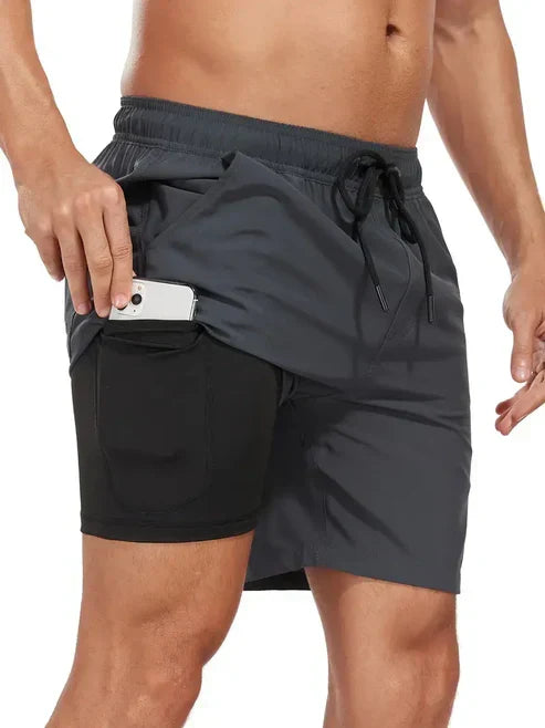 Performance men's swimwear: quick-drying shorts for ultimate comfort & active summer days.