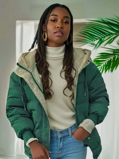 Women's Fleece Hooded Jacket
