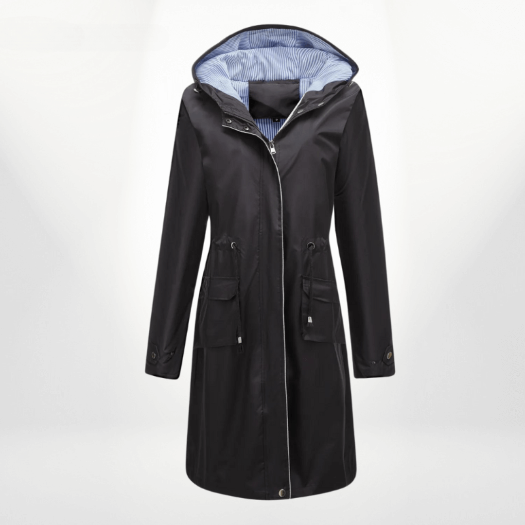 Women's Waterproof Over-Knee Trench Coat