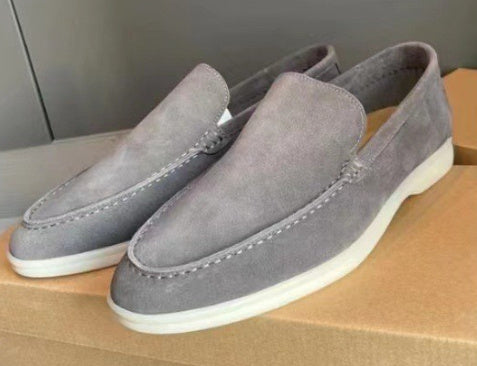 Men's comfortable slip-on loafers, lightweight casual summer shoes for effortless style.