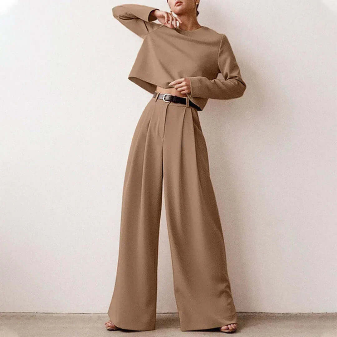 Women's Two-Piece Palazzo Set