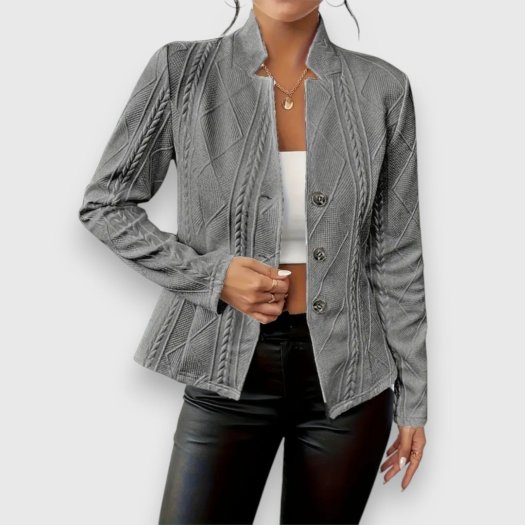 Effortless women's light spring jacket for a chic layered look, perfect for casual elegance.