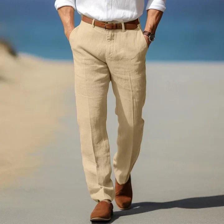 Versatile men's slim fit casual pants, tailored for comfort and modern men's fashion.