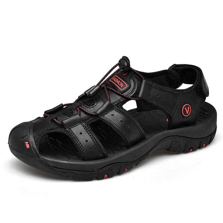 Orthopedic walking sandals for women, featuring arch support & adjustable straps for comfort.