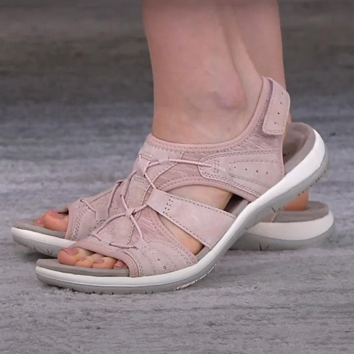 Elegant women's adjustable sandals, perfect for summer casual comfort & support.