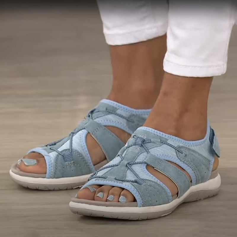 Women's casual summer sandals, elegant and comfortably supportive for daily use.