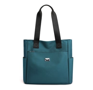 Front view of a women's lightweight waterproof shoulder bag, perfect for daily & travel needs.
